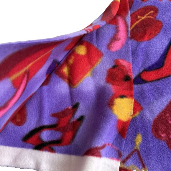 Red Hat Society Fleece Fabric Hats Shoe Purse Haber Fabrics 35" x 60" Wide - Picture 4 of 4